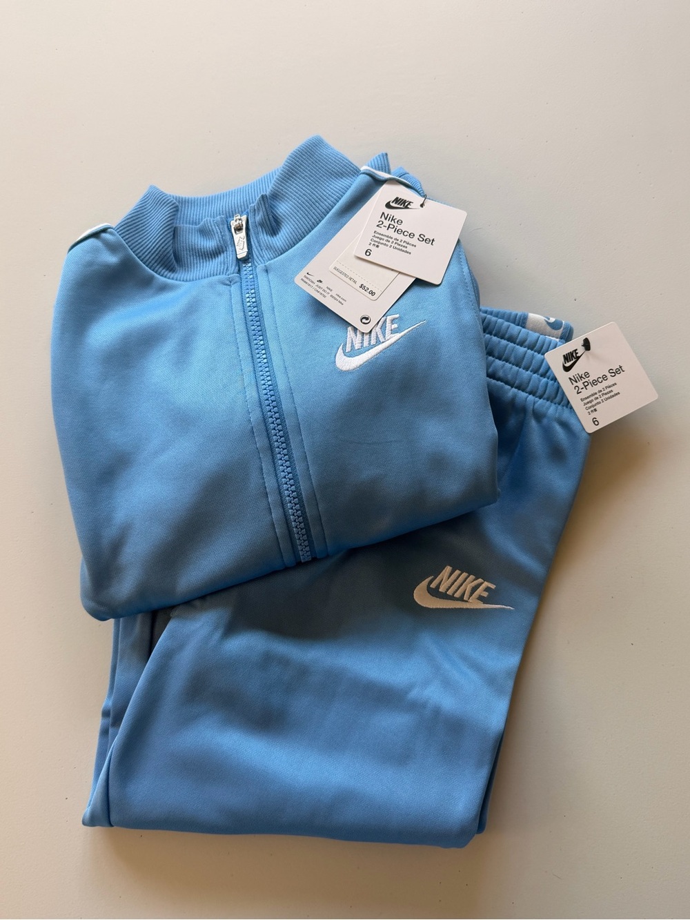 Nike Dri-FIT
Little Kids' 2-Piece Full-Zip Set with Logo
